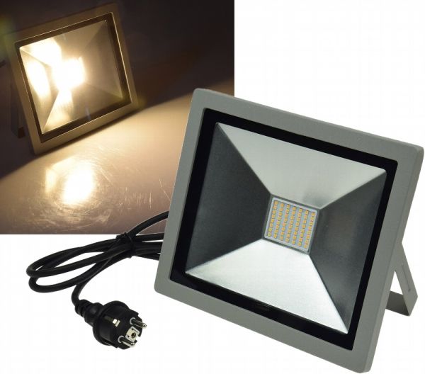 LED Fluter SlimLine 50W, 3100lm warmweiß